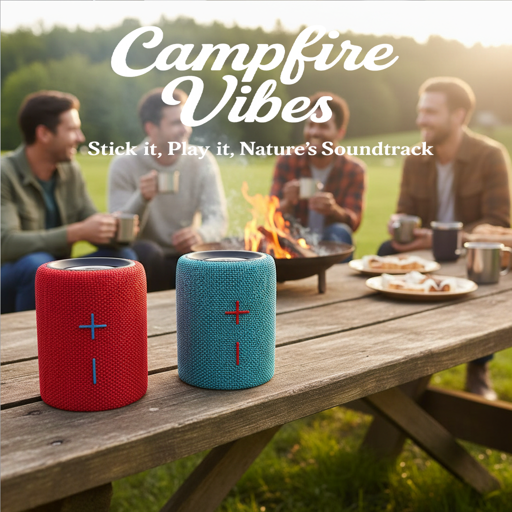 TWIN 2 Portable Bluetooth Speaker with Magnetic 2-in-1 Design IPX4 Water Resistant 10H Playtime TWS Pairing BT5.3 FM Radio for Home Party Outdoor Beach Audio Stereo 20W Subwoofer